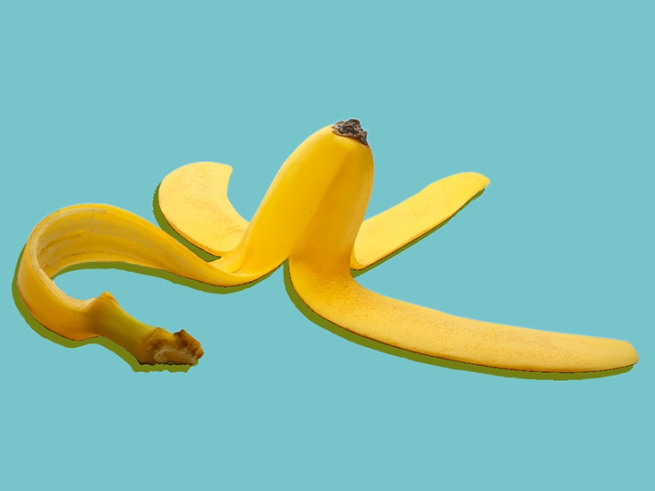 A banana peel. 